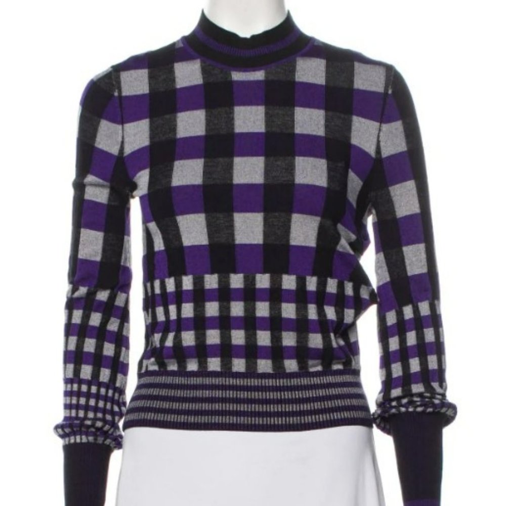 NWT Diane Von furstenberg Mock Neck Sweater